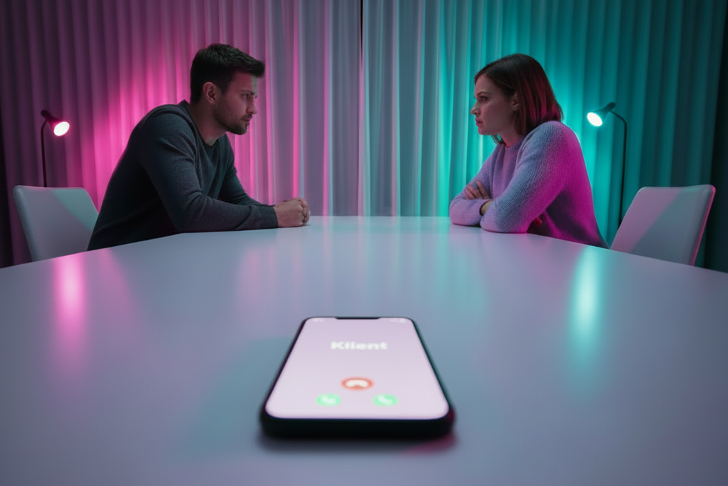 im bildschrim sieht man das word Klient