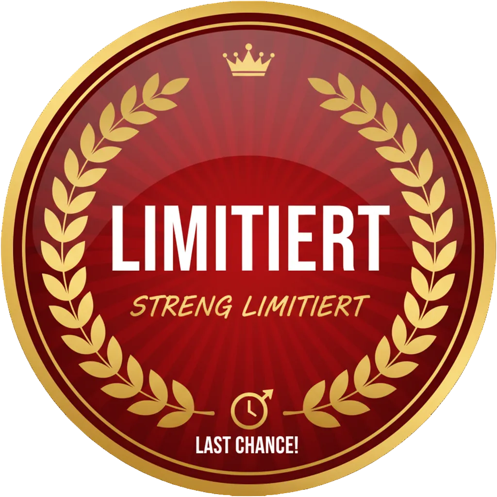 limitiert mit rote farbe